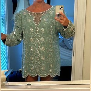 Stunning Vintage Jack Bryan Beaded Top